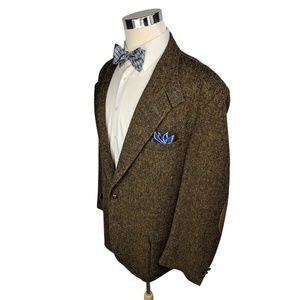 Harris Tweed Hunting Field Jacket Scottish Wool
